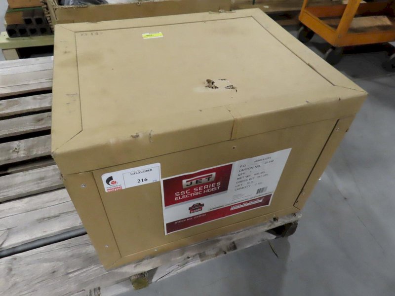 Jet 2SS-3C-15 (Model 231500) 2 Ton Electric Chain Hoist (New in Box)- Auction Item