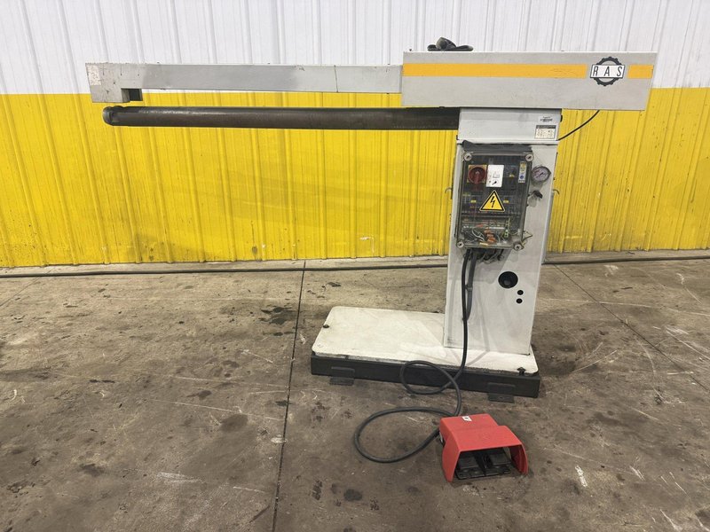 60" RAS MODEL 25.15 ROLL WELD SEAMER / PLANISHER MACHINE: YOBRO #24736