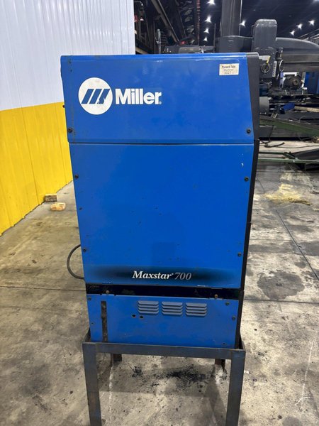 MILLER MAXSTAR 700 TIG WELDER WITH COOLMATE 3.5 COOLER: STOCK #22595