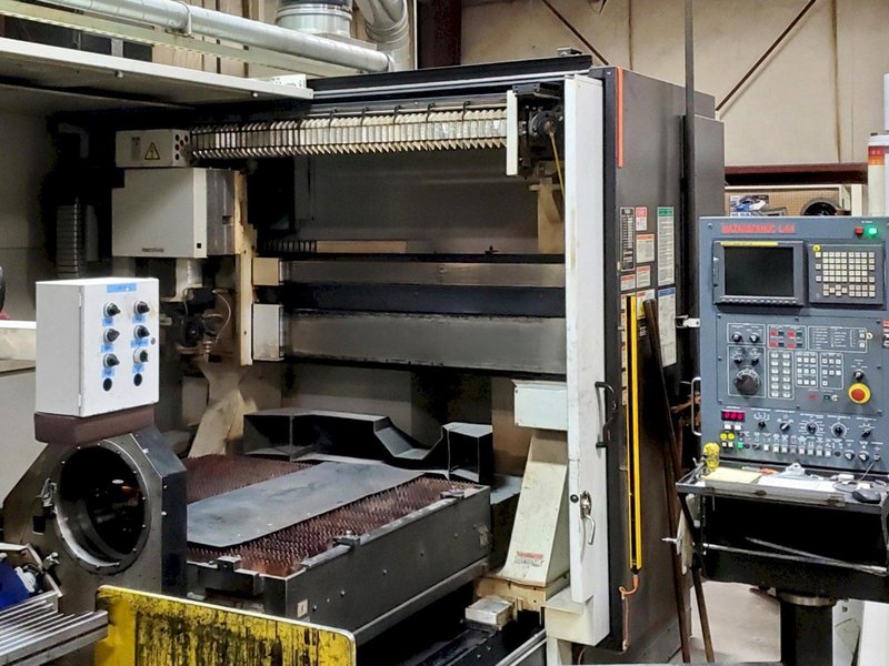 Mazak Space Gear U44 2.5KW 6 Axis w/Rotary &amp; Tube Loader