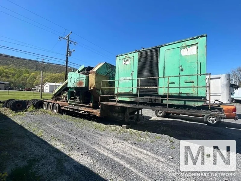 300 HP COLUMBUS MCKINNON TIRE SHREDDER MFG 1992