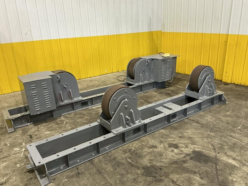 30 TON ROMAR MODEL #PR 30/45 DM POWER &amp; IDLER SET TANK TURNING ROLLS: YOBRO #25218