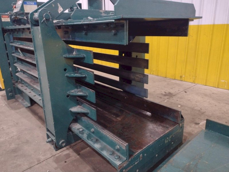 24" X 36" X 96" LONG AMERICAN MODEL #10447 HYDRAULIC HORIZONTAL BALER: YOBRO #24745