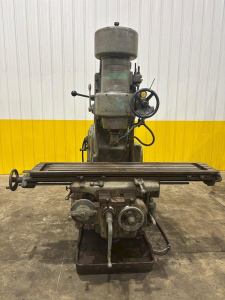 #3 KEARNEY &amp; TRECKER MILWAUKEE MODEL #3 VERTICAL MILLING MACHINE 64" x 13" x 10 HP: YOBRO #24458