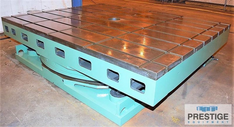 Giddings &amp; Lewis 96&quot; x 120&quot; Fixture Table (Rotary Not Working)
