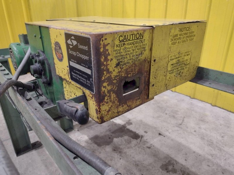 1/2 HP SWEED MODEL 400AC BANDING &amp; METAL SCRAP CHOPPER: STOCK #22472