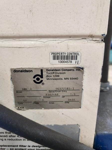 DONALDSON TORIT MIST COLLECTOR MODEL DMC-B