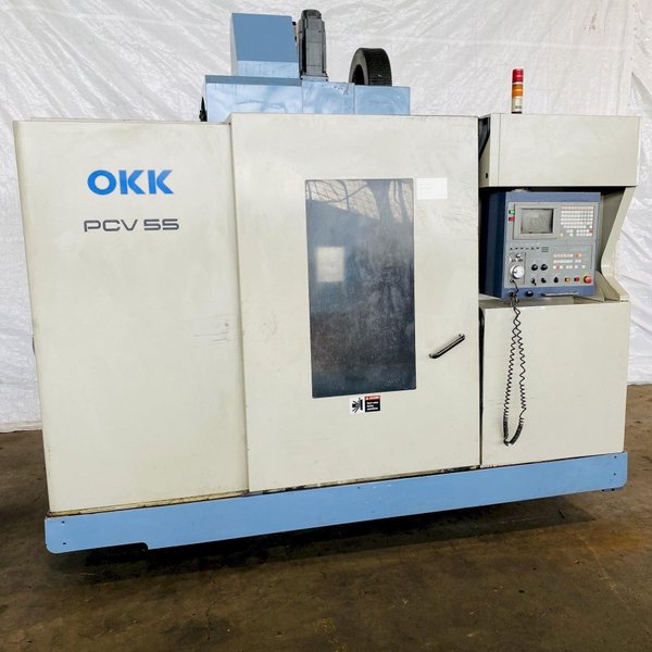 OKK PCV 55 CNC VERTICAL MACHINING CENTER. STOCK # 0633821