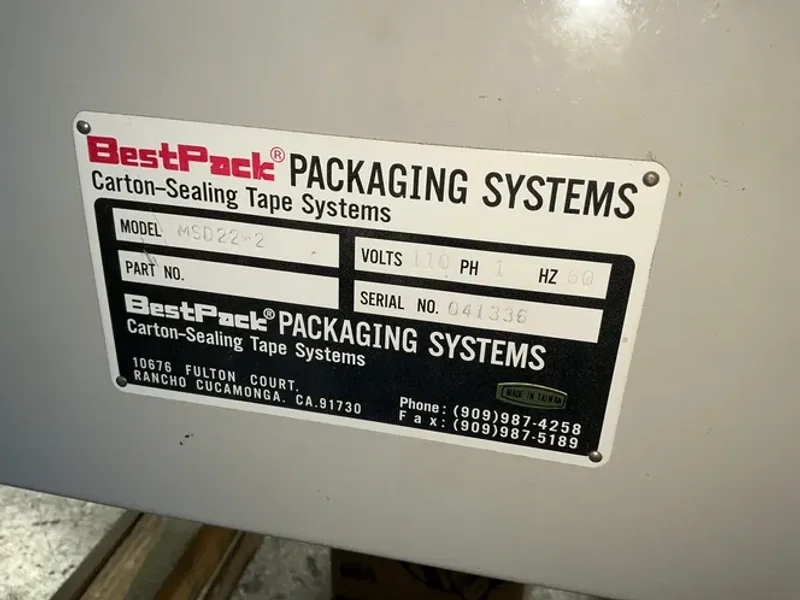 BESTPACK PACKAGING SYSTEMS 9” X 40” BOX TAPER AND TAPE   -  MSD22-2