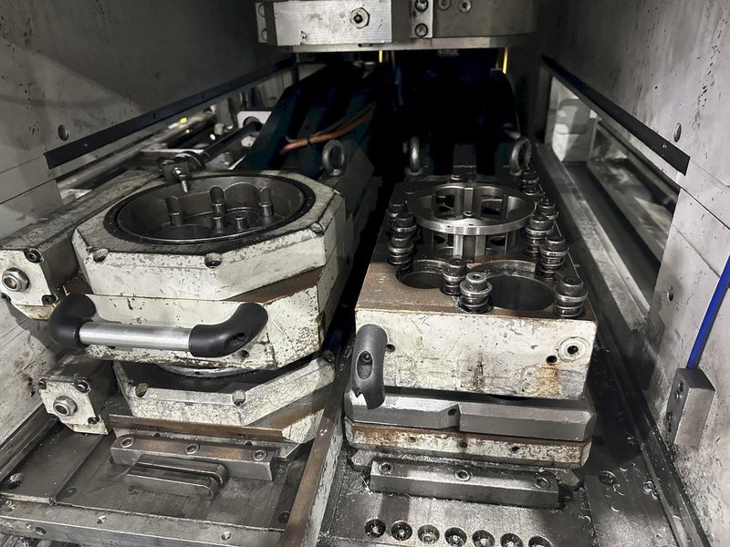 30&quot; x 14 GA DALCOS MODEL #PXN-800 AUTOMATIC COIL HYDRAULIC PUNCHING MACHINE: STOCK #20332