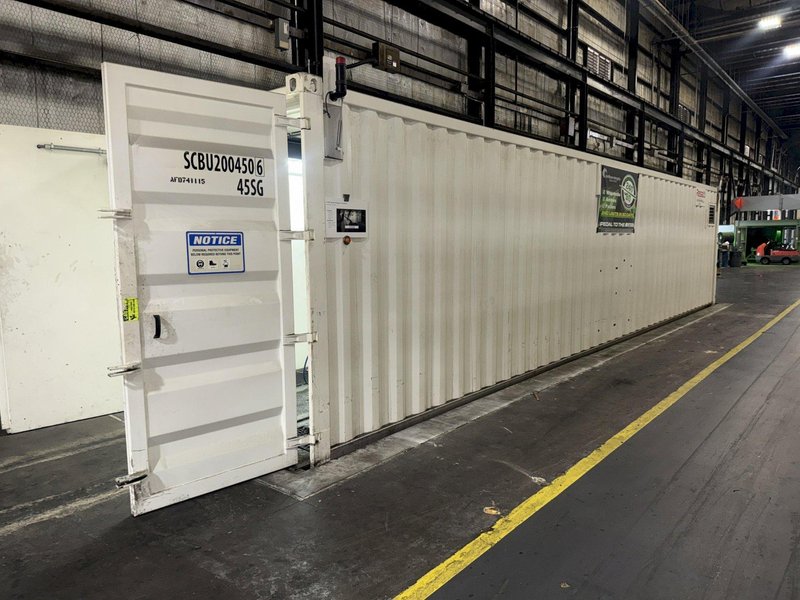 10,000 PSI x 40' RESATO CONTAINERIZED HIGH PRESSURE TEST BAY W/ 3 TON YALE HOIST SYSTEM, NEW 2015: YOBRO #25867