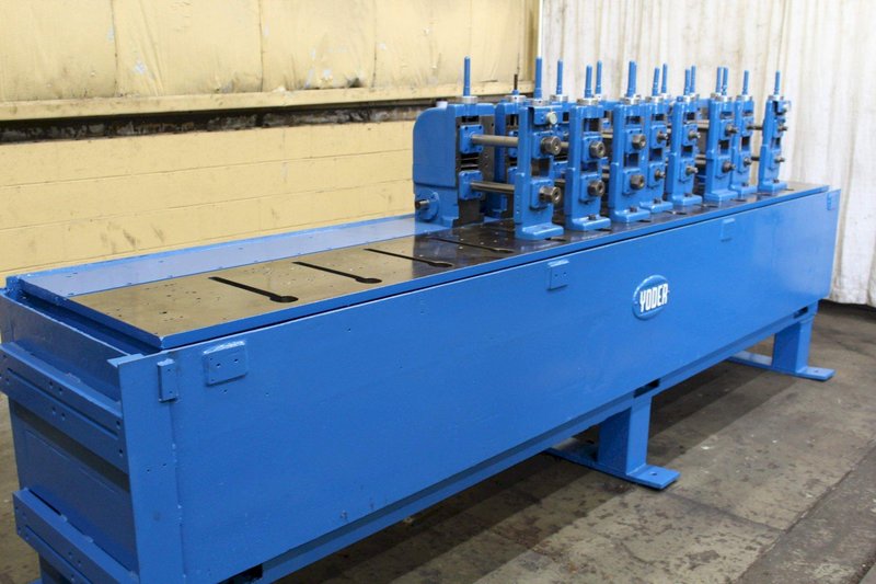 12 STAND BASE WITH (8) M-1/2&#039; YODER ROLLFORMER: STOCK #72176