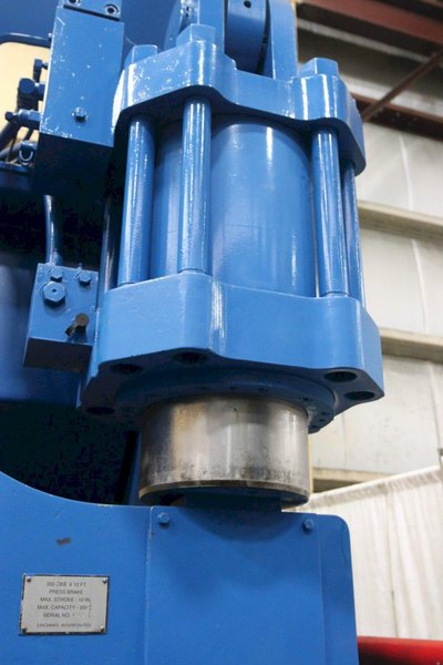 350 TON X 14' CINCINNATI MODEL #350CBIIX12 HYDRAULIC BRAKE: STOCK #67280