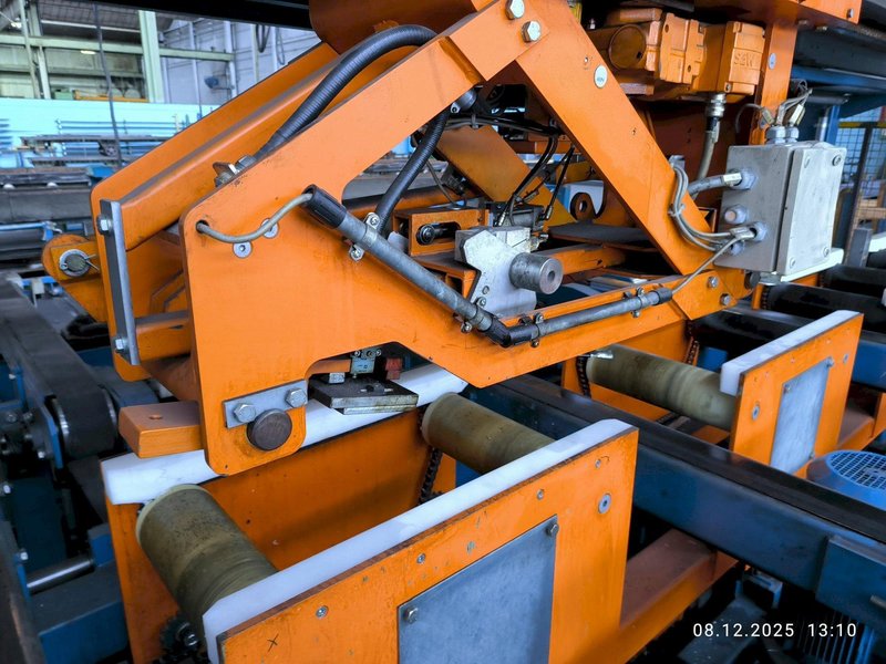 50 TON ASMAG DRAW BENCH w/INLINE SAW CUTTING, NEW 2003