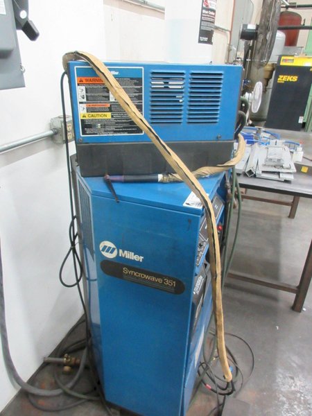 Miller Syncrowave 351 Welder with Coolmate 3 Chiller- Auction Item