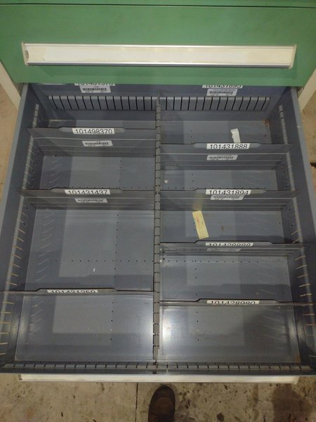 7 DRAWER VIDMAR INDUSTRIAL STORAGE CABINET 30" X 27.5" X 59": STOCK  #21502 (33 AVAILABLE)
