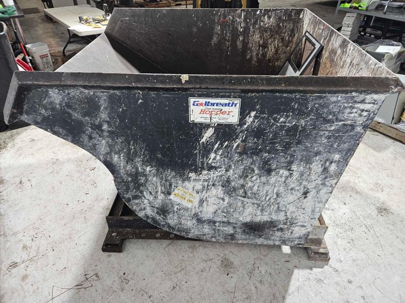 2 CU YARD GOLBREATH MODEL #H200 SELF DUMPING HOPPER: STOCK #20298
