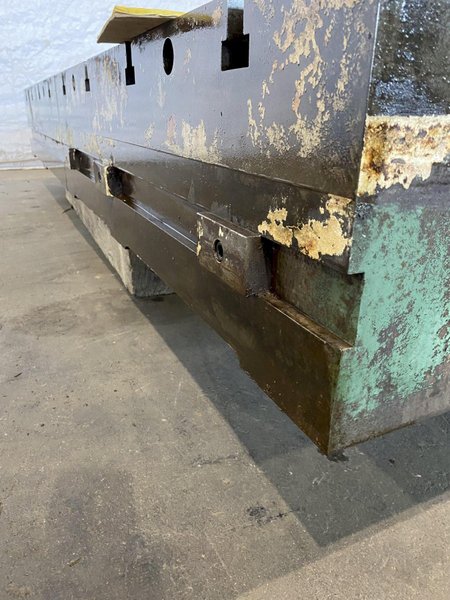 96&quot; X 144&quot; X 12&quot; GIDDINGS AND LEWIS T-SLOTTED FLOOR PLATE: STOCK #15719