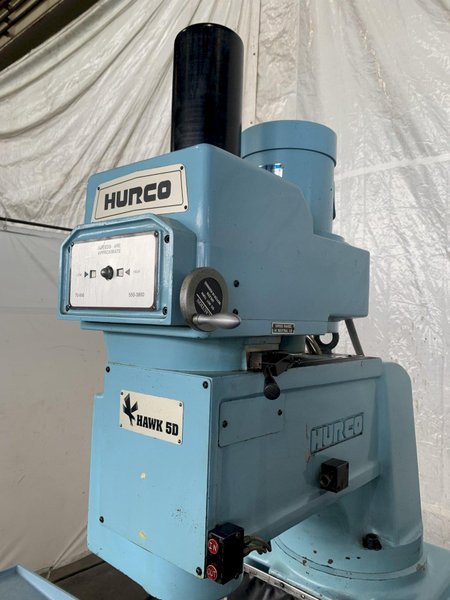 7.5 HP HURCO HAWK 5D CNC VERTICAL MILL. STOCK # 0361924.