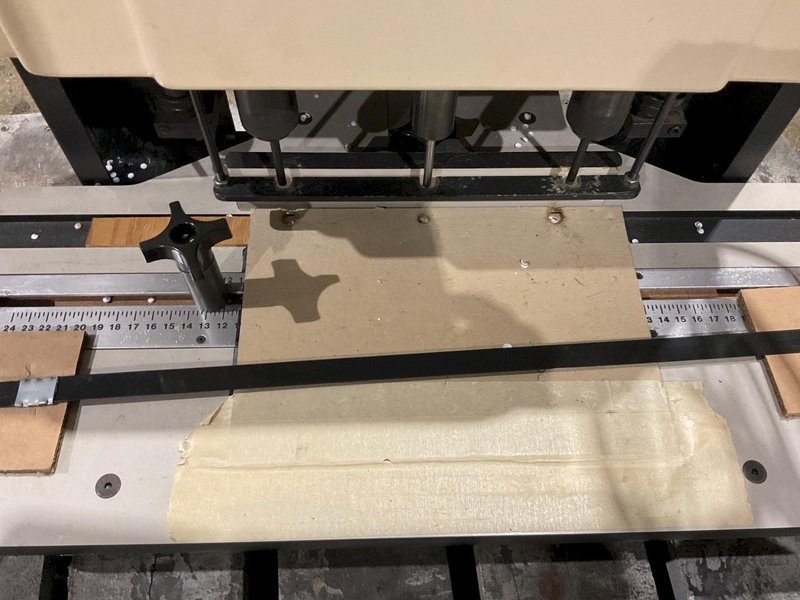 MULTI3 SPINDLE PAPER DRILL PRESS 110V USED