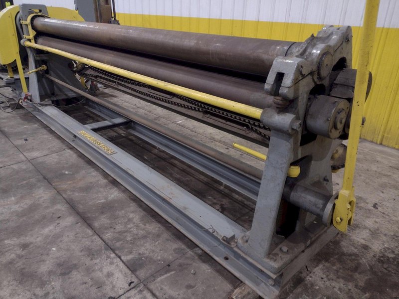 10&#039; X 12 GA BROWN &amp; BOGGS MODEL #90-A INITIAL PINCH BENDING ROLL: YOBRO #24377