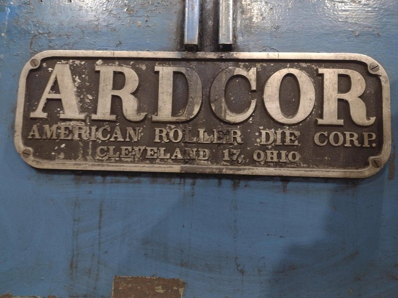 8 STAND X 2" ARDCOR MODEL #F-15 ROLLFORMER, TOOLED FOR ANGLE &amp; CHANNEL: YOBRO #24841