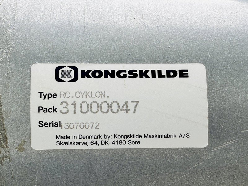 Kongsklide Cyclone w/ Blades Machinery Co. 3-Hp Blower | Feeder / Separator