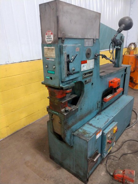 90 TON SCOTCHMAN MODEL #9012 HYDRAULIC IRONWORKER: STOCK #14328