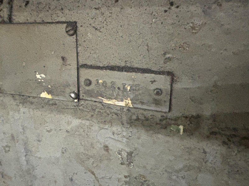 12&#039;3&quot; X 8&#039;3&quot; STEEL LAYOUT TABLE: STOCK #23550