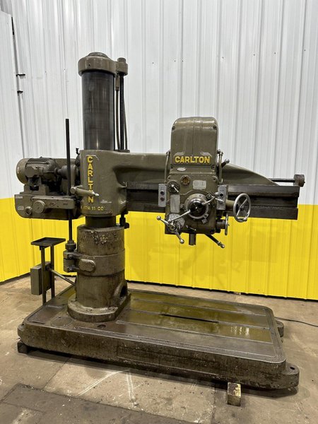 4&#039; X 11&quot; CARLTON MODEL #1A RADIAL DRILL: STOCK #19439