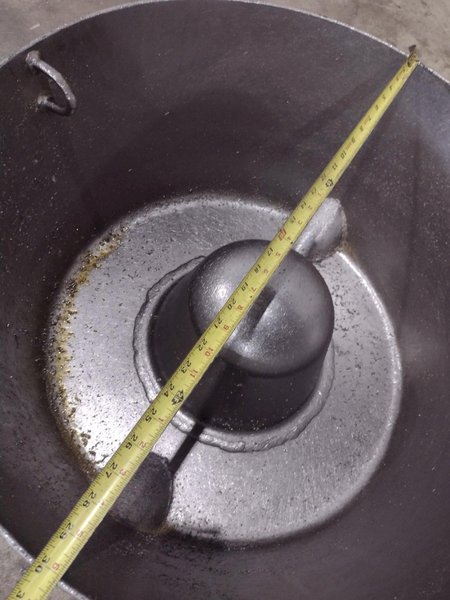 30&quot; BARRETT MODEL #1100E MOTORIZED CHIP SPINNER / WRINGER w/ (2) CHIP PANS: STOCK #23373