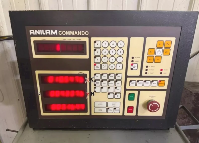 4" NOMURA MODEL #B-100WP TABLE TYPE HORIZONTAL BORING MILL: YOBRO #25193