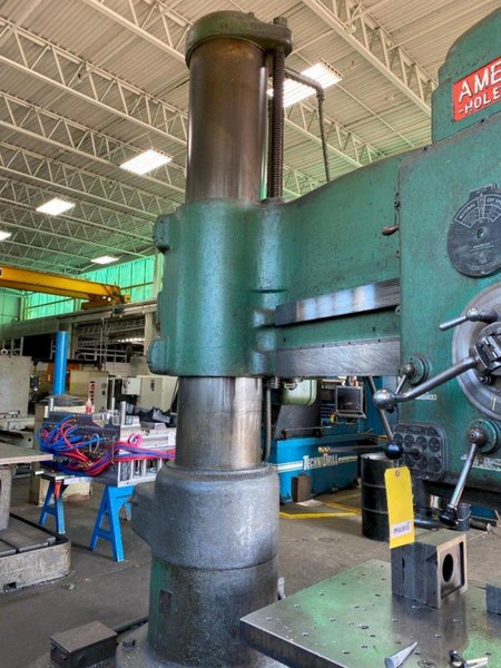 6&#039; X 17&quot; AMERICAN HOLE WIZARD RADIAL ARM DRILL. STOCK # 0644123