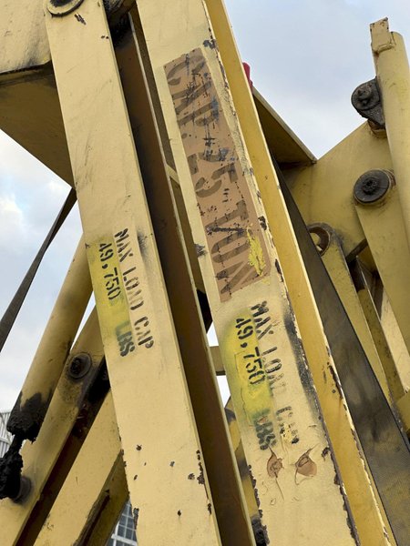 50,000 LB X 240" X 60"-120" C&amp;F ADJUSTABLE PLATE LIFTER. STOCK # 0365324