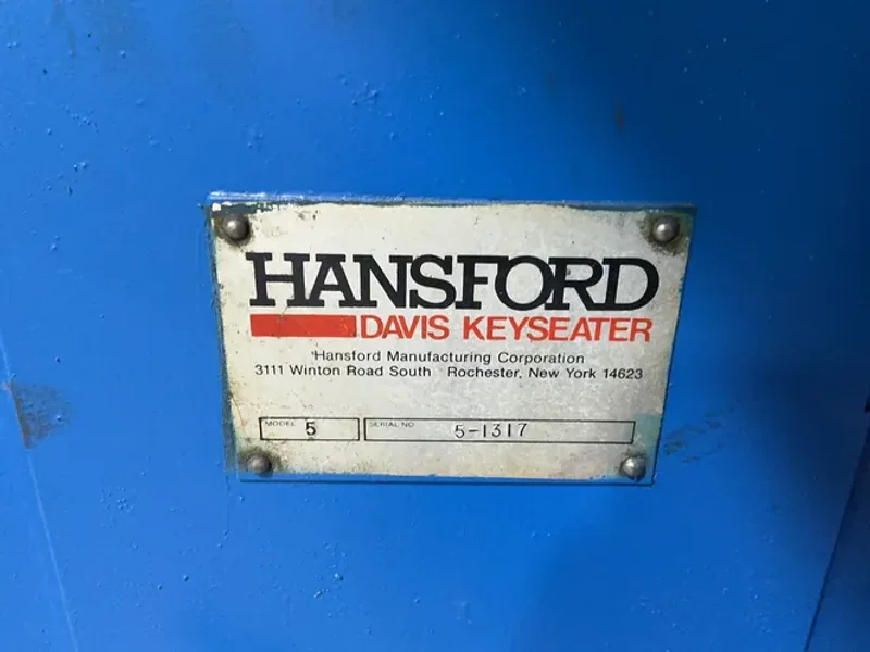 HANSFORD 20” X 31” DAVIS KEYSEATER  -  5