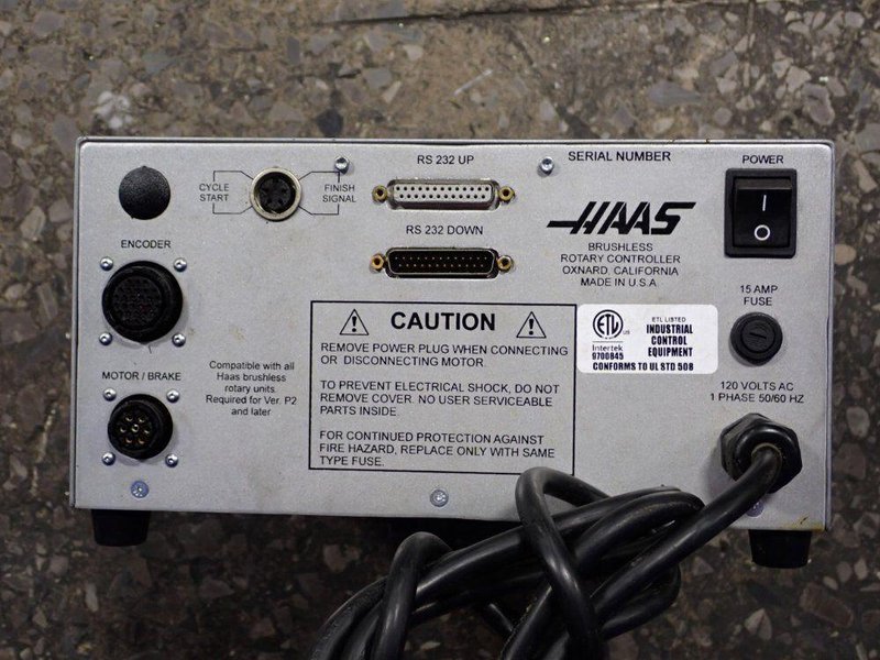 HAAS AUTOMATION INC BRUSHLESS ROTARY CONTROL