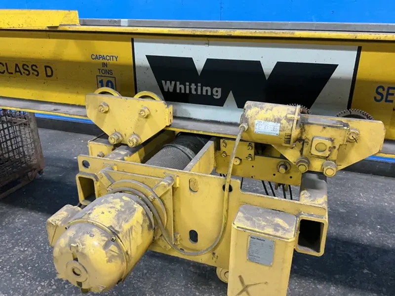 WHITING 10 TON BRIDGE CRANE