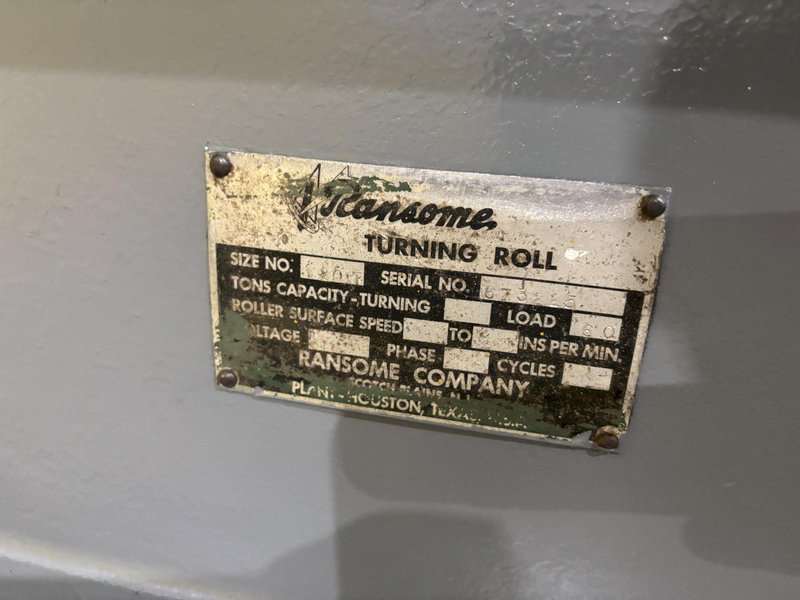 60/120 TON PANDJIRIS RANSOME HEAVY DUTY WELDING TANK TURNING ROLLS: STOCK #13350