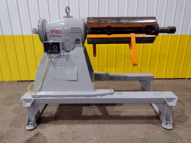 10,000 LB 5 TON X 48&quot; LITTELL MODEL #90 PULL OFF SINGLE END COIL REEL UNCOILER: STOCK 12984