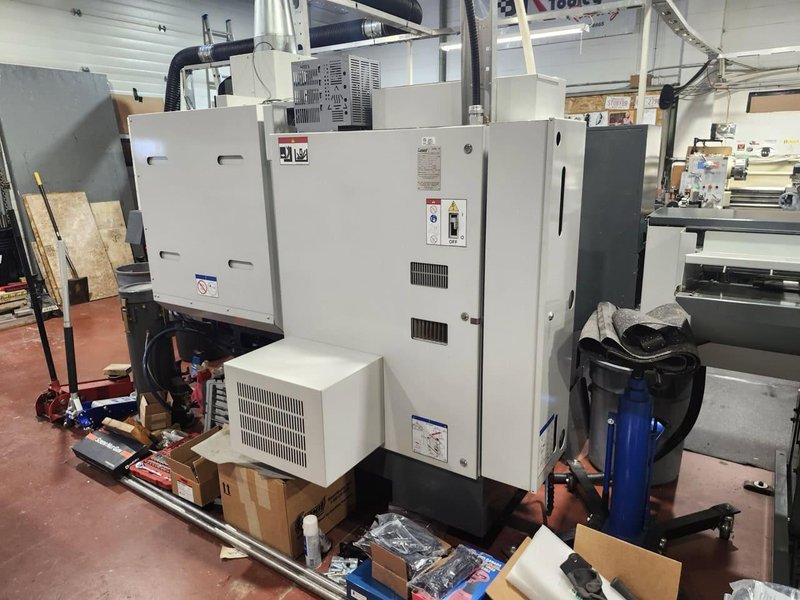 Haas ST-10Y Multi Axis CNC Lathe, 2017  – Chip Conveyor, Tailstock, C-Axis, Tool Presetter, Bar Feeder, Live Tooling