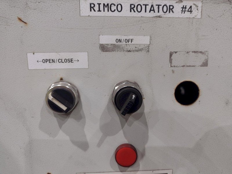 11,600 LBS RIMCO MODEL #R5-2450 ROTATOR POWERED I-BEAM ROLLOVER / ROTATOR MACHINE: STOCK #23597