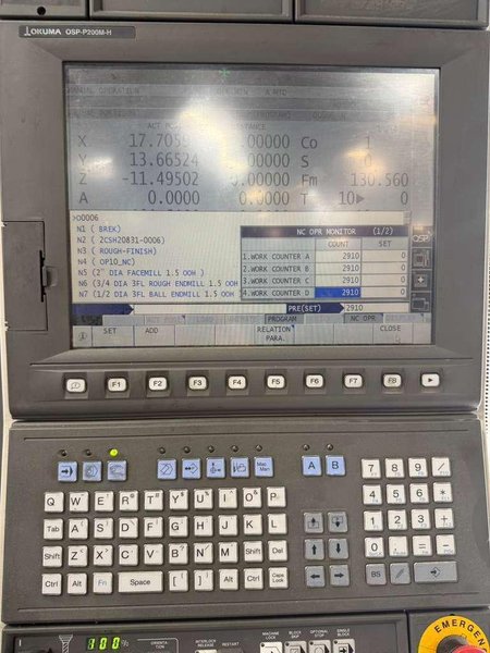 Okuma MU-500VA-L 5-Axis CNC Universal Machining Center – Milling &amp; Turning Capability