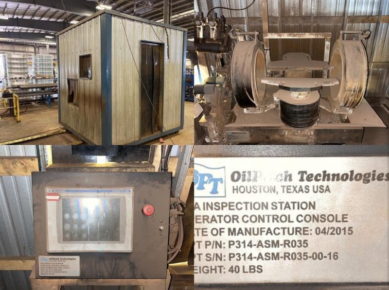 16&quot; OIL-PATCH-TECHNOLOGIES (OPT)  (NEW 2015) MODEL #TDS-150 MAGNETIC PARTICLE PIPE &amp; TUBE INSPECTION MACHINE SYSTEM: STOCK #19388