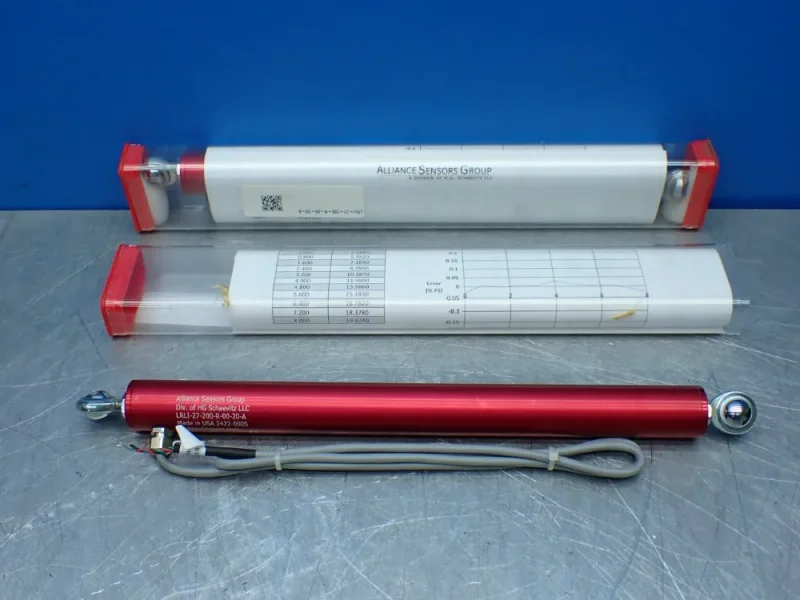 ALLIANCE SENSORS GROUP 2 LINEAR VARIABLE INDUCTIVE TRANSDUCER POSITION SENSORS  -  LRLI-27-200-R-00-20-A