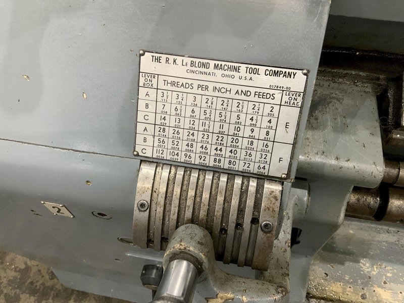 26” 72” LEBLOND REGAL ENGINE LATHE: STOCK #81471