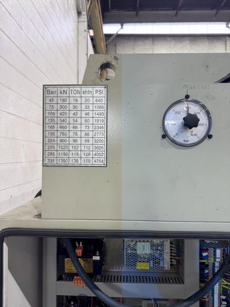 140 TON X 10'5" BAILEIGH HYDRAULIC BRAKES PRESS: STOCK #81111