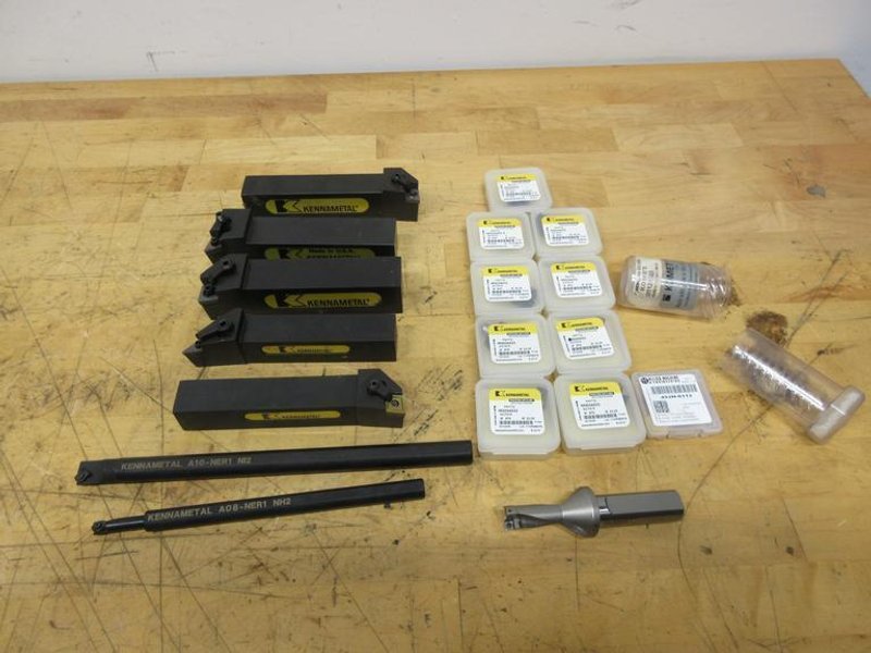 Kennametal Tool Holders Boring and Facing, Kennametal Kentip Carbide Drill Inserts, Komet 3/4" Shank .562" Diameter Insert Drill ***New In Boxes***- Auction Item
