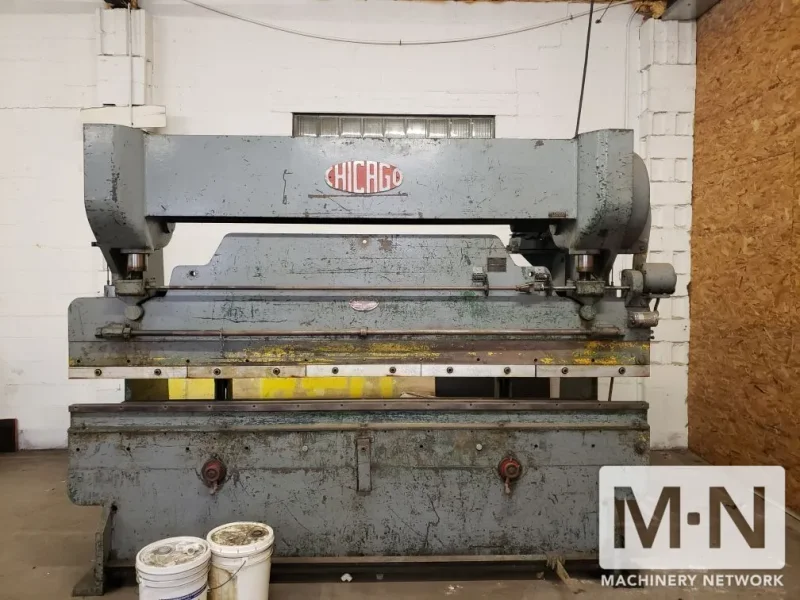 CHICAGO 8L10 MECHANICAL PRESS BRAKE