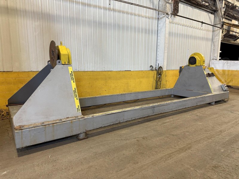120&quot; SWING X 208&quot; LONG HEADSTOCK &amp; TAILSTOCK POWERED WELDING POSITIONER / PIPE ROLLER: YOBRO #23957