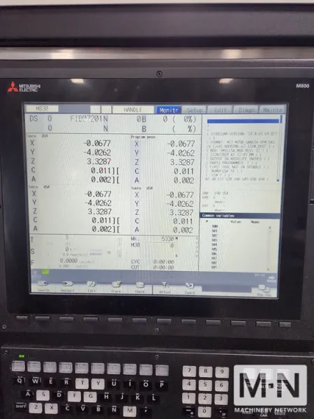 Ganesh Gen Mill 5X-8 CNC 5-Axis Vertical Machining Center, 2018 w/ Trunnion Table